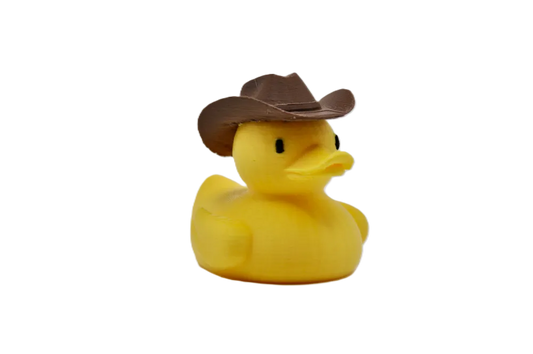 Printed Cowboy Duck – Western‑Style Rubber Duck Collectible