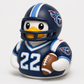 Football Duck – 3 oz 3D Printed Collectible