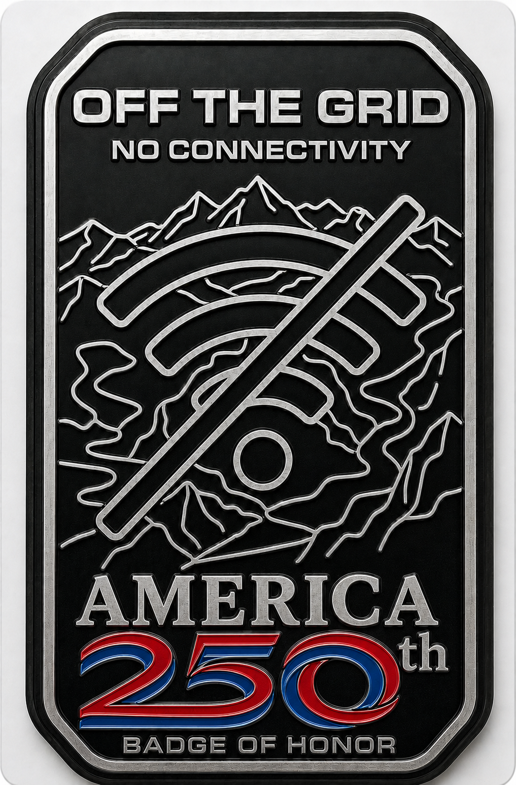 Off The Grid — No Connectivity Badge of Honor