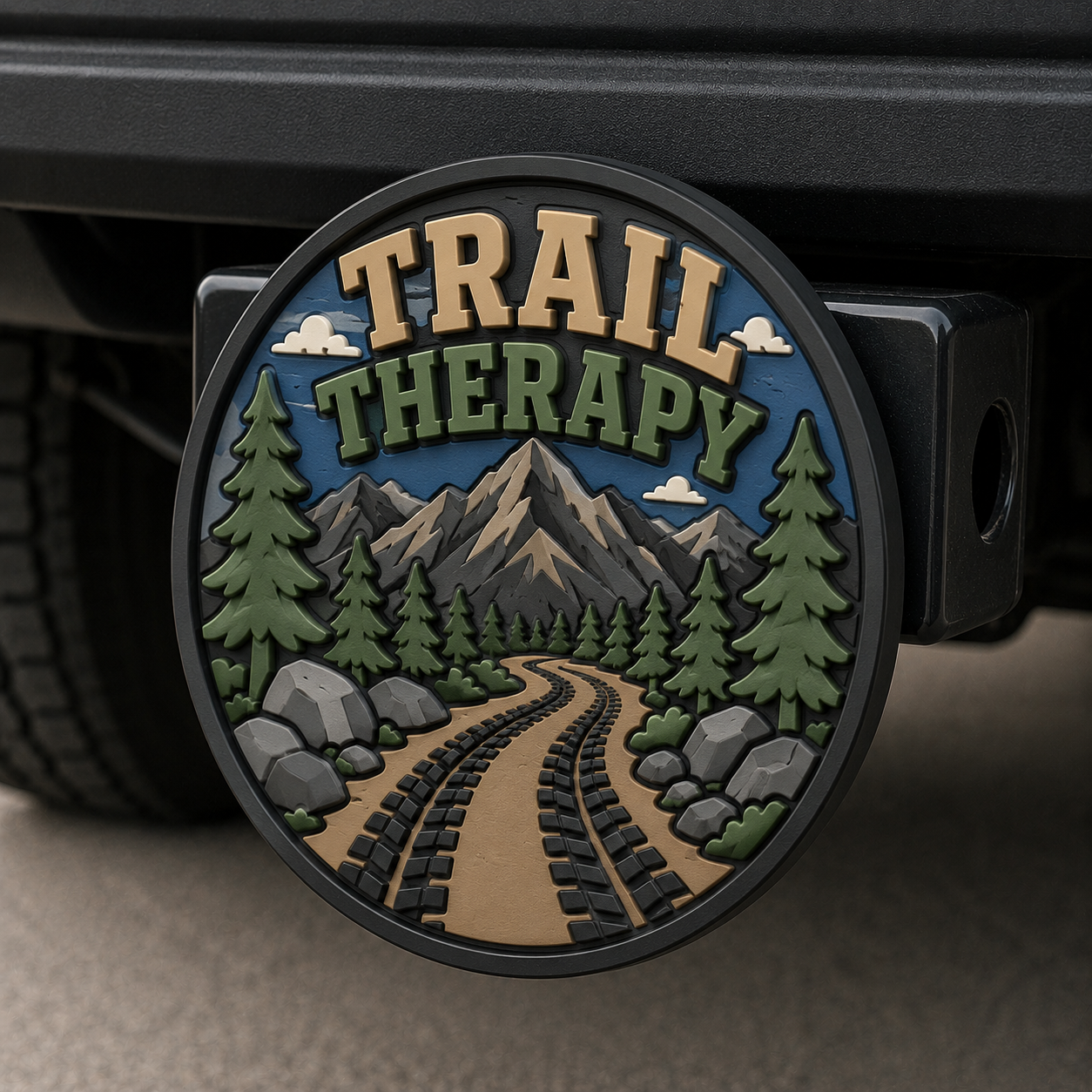 Trail Therapy Hitch Cover