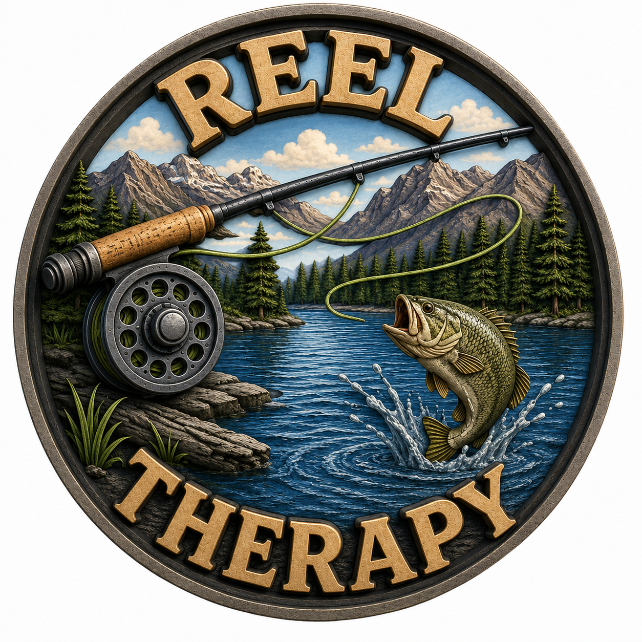 Reel Therapy Hitch Cover