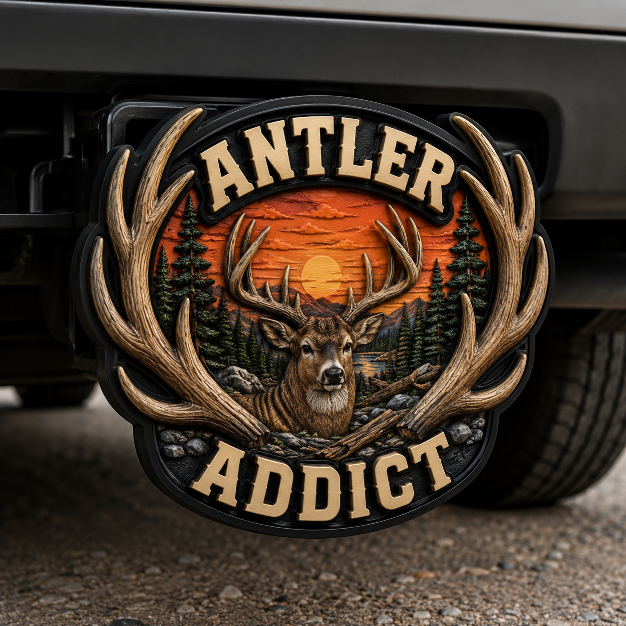 Antler Addict Hitch Cover
