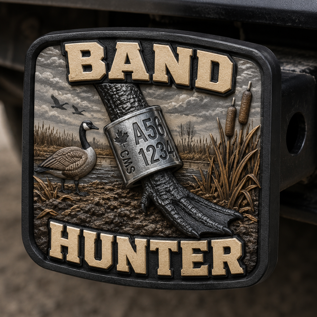 Band Hunter Hitch Cover