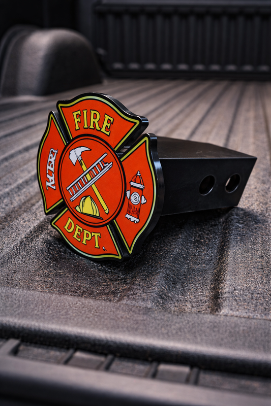 Firefighter Trailer Hitch Cover