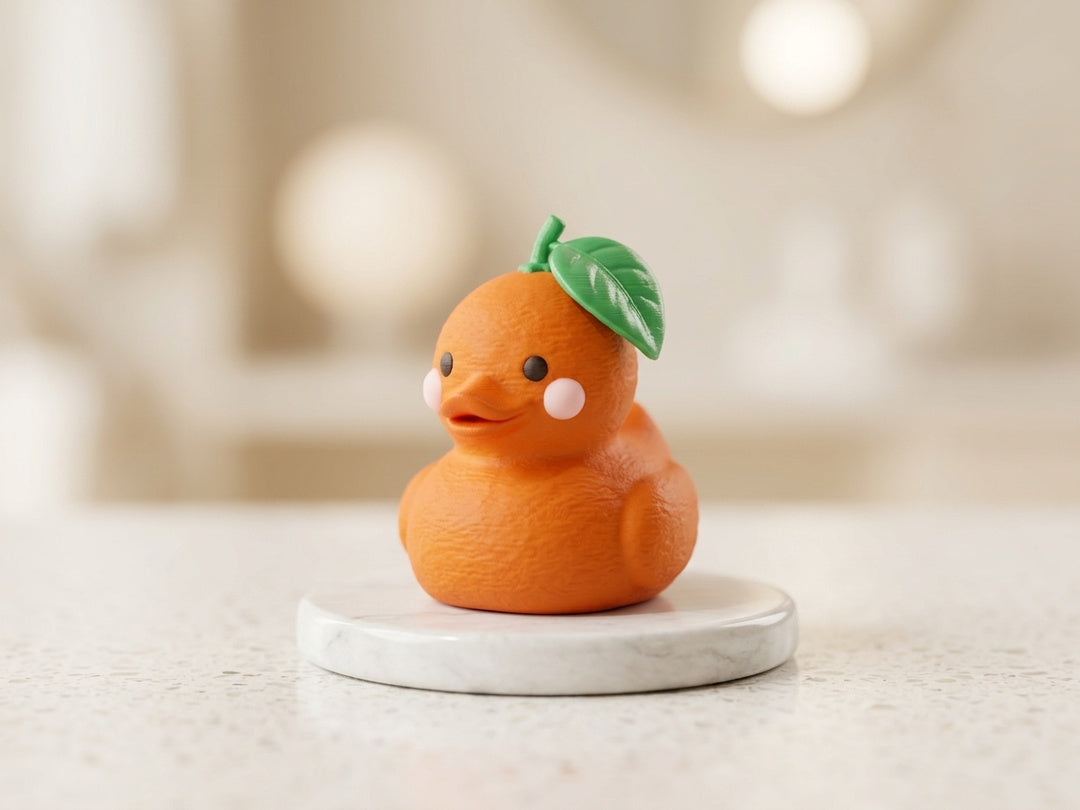 Orange Leaf Duck