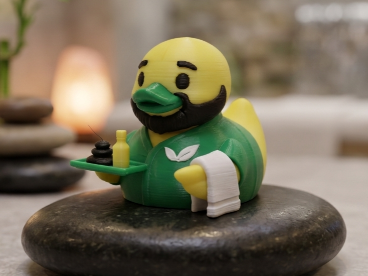 Male Spa Duck
