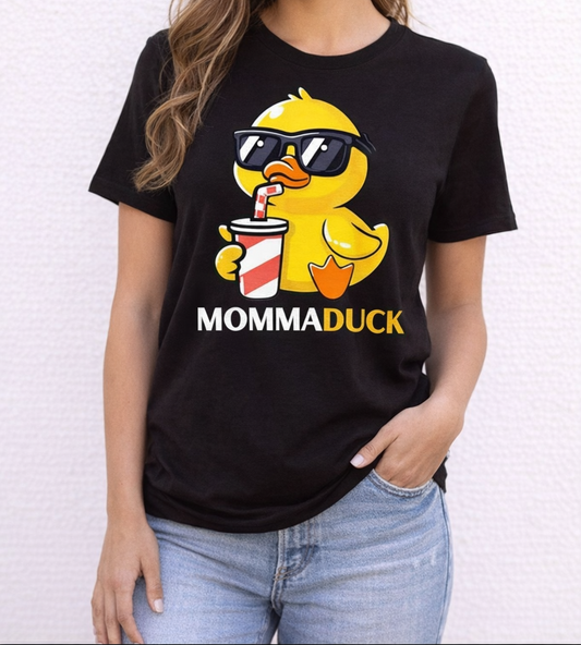 Momma Duck T-Shirt – The Ultimate Funny Mom Shirt for Cool Moms Who Run the Pond