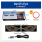 2 PC Devil’s Eye Car LED Accent Lights – Multi‑Mode USB Eyes