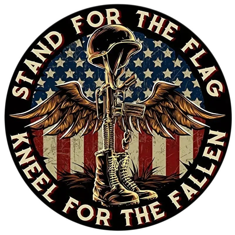 Patriotic Tribute Decal - Honor the Brave
