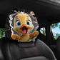 Duckling Breakthrough Car Headrest Covers – 3D Cartoon Design (Set of 2)