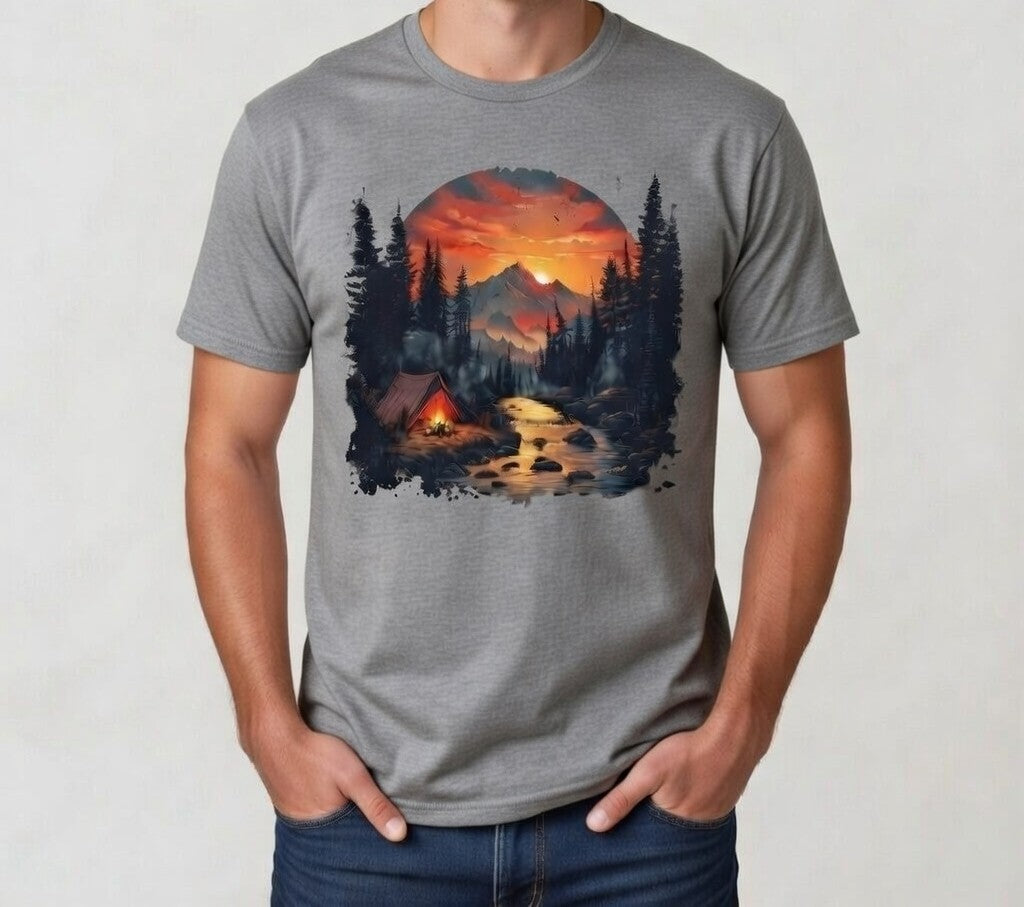Sunset Mountain Camp – Wilderness Adventure Tee