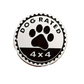 "Dog Rated 4x4 Badge - Pawsome Adventures Await! 🐾🚙"