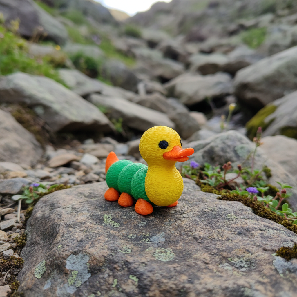 Duck Caterpillar Adventure Background