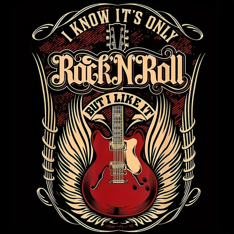 Rock ’n’ Roll Wings – Electric Guitar Graphic Tee