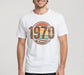 1970 Classic – Retro Sunset Stripe Vintage Tee