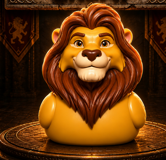 Maned Lion King Jeep Duck collectible rubber duck