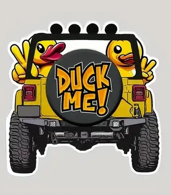Duck Me! Jeep Decal