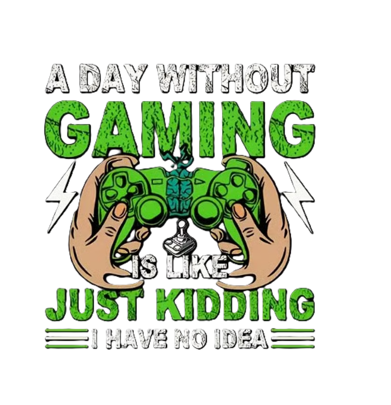 A Day Without Gaming – Funny Gamer Controller Tee