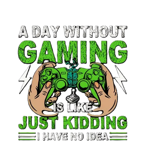 A Day Without Gaming – Funny Gamer Controller Tee