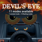 Jeep Rear Window LED “Eyes” Display – USB Powered, Multi‑Mode