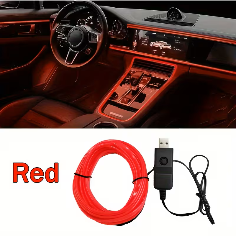 Jeep Interior LED Atmosphere Light Kit – USB, Steady + Flash Modes