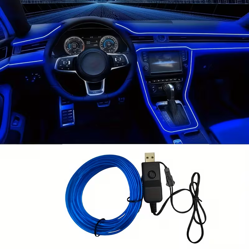 Jeep Interior LED Atmosphere Light Kit – USB, Steady + Flash Modes