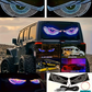 2 PC Devil’s Eye Car LED Accent Lights – Multi‑Mode USB Eyes